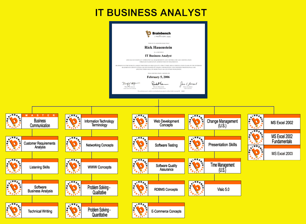 IT Business Analyst Flow Chart