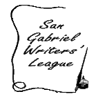 San Gabriel Writers' League icon - a link to the printable SGWL membership form.